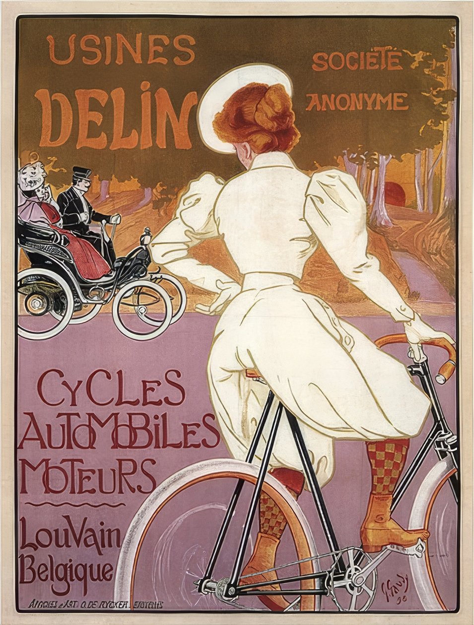 Delin Cycles Automobiles Motors. 1898 av Georges Gaudy