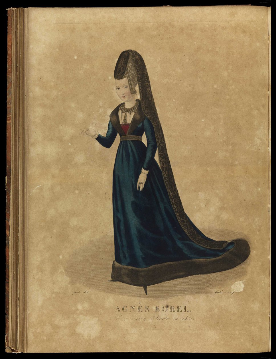 Agnès Sorel, slutten av 1700-tallet. av Georges Jacques Gatine