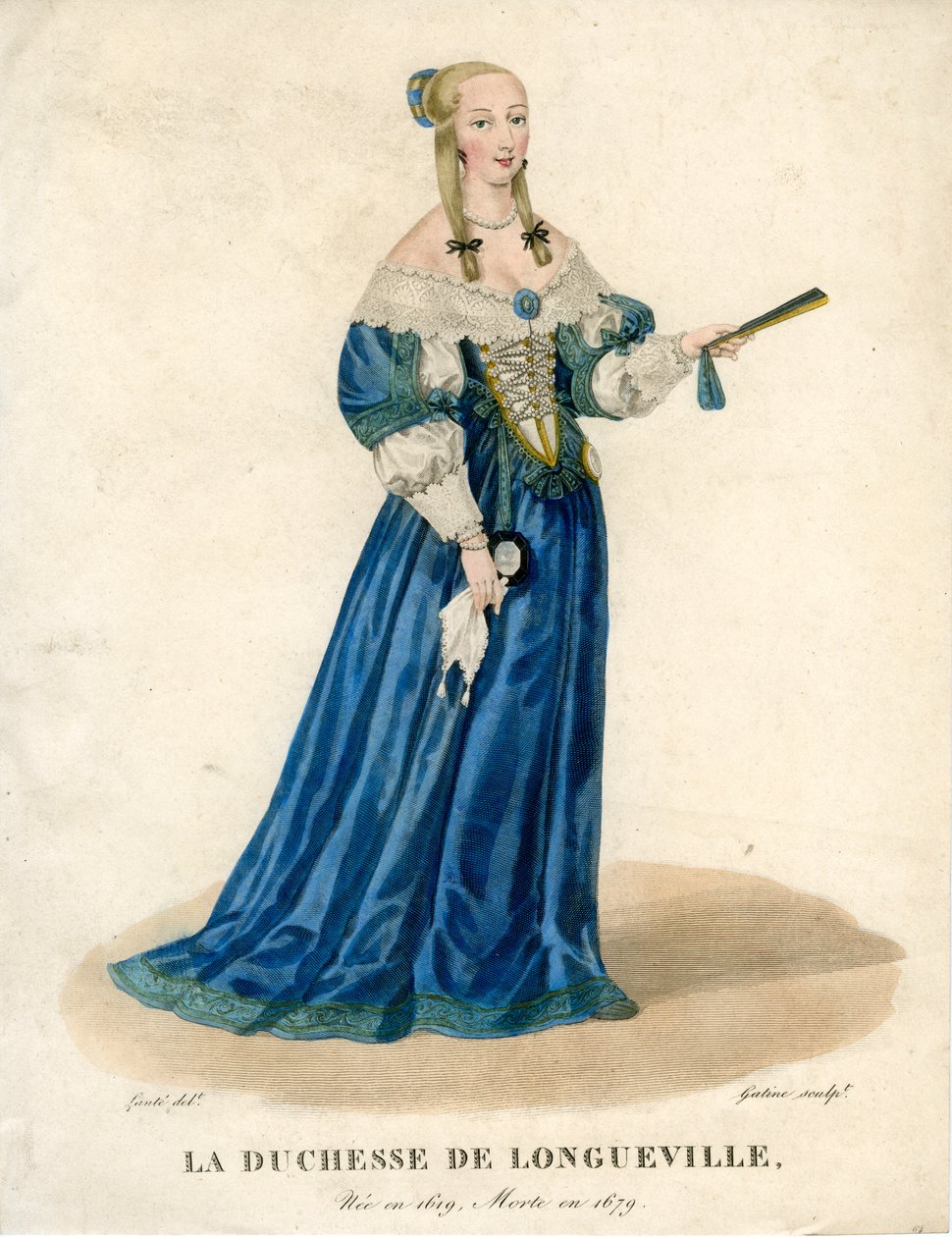 Anne Genevieve av Bourbon-Conde, hertuginne av Longueville, Anne de Bretagne, tidlig på 1800-tallet. av Georges Jacques Gatine