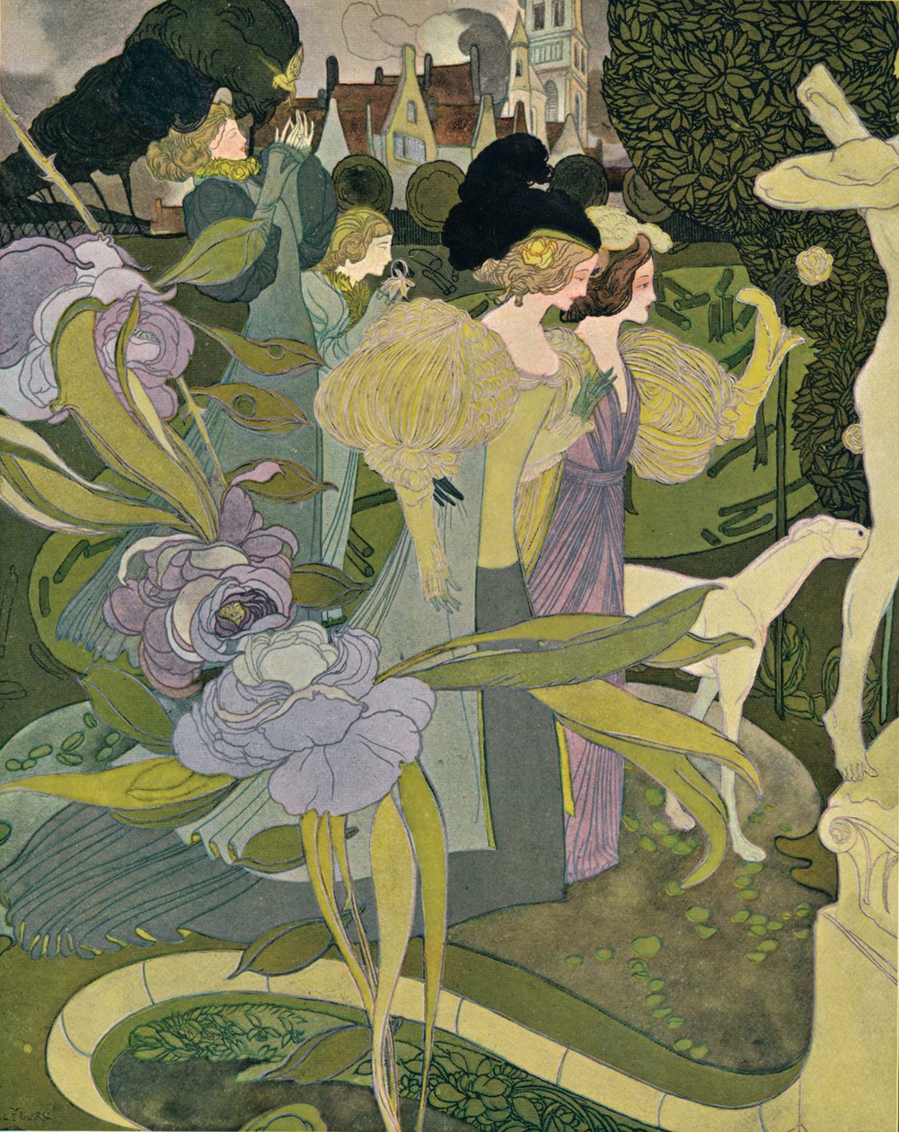 The Gardens of Armide, c1888-1898, 1898 av Georges Joseph van Sluijters