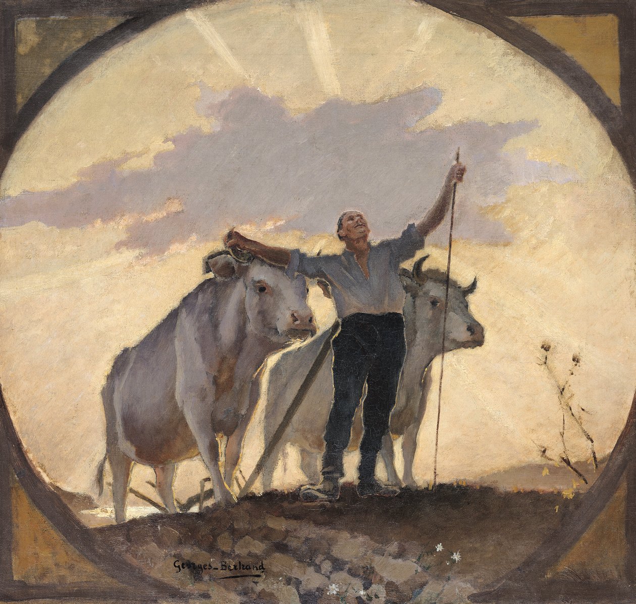 Jordens hymne til solen, 1892 av Georges Jules Bertrand
