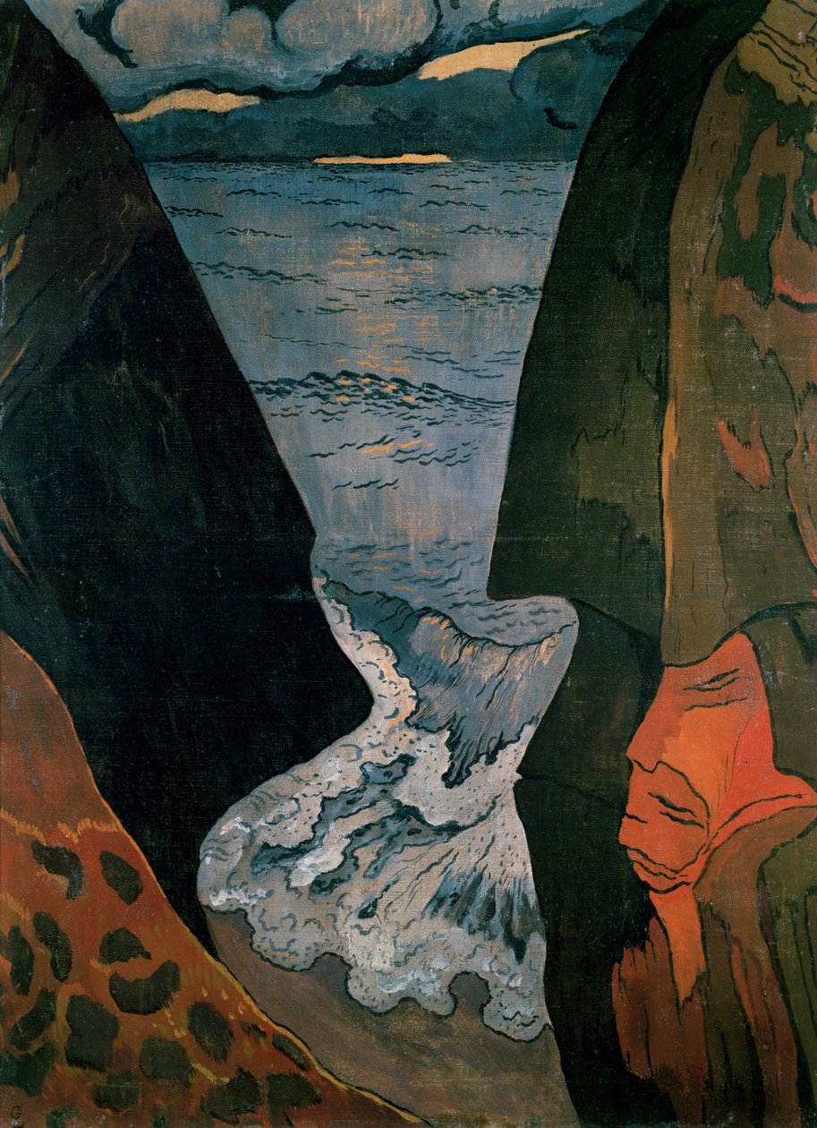 Klipper nær Camaret av Georges Lacombe