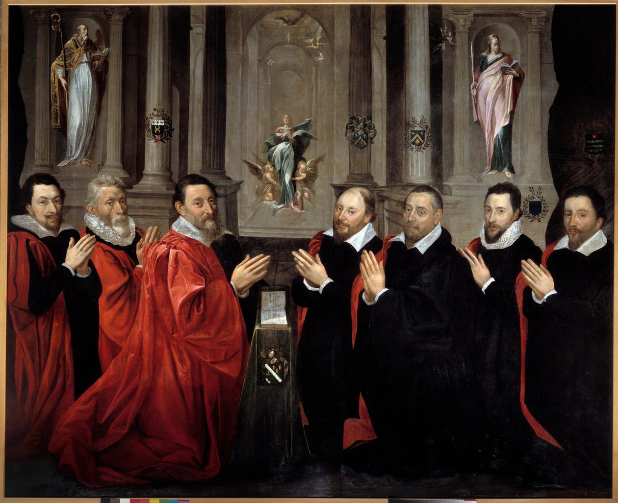 Prevot av kjøpmenn og echevins av byen Paris i 1611. Maleri av Georges Lallemant (1575-1635) av Georges Lallemand