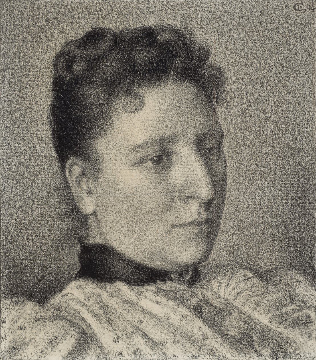 Portrett av Anna Boch, 1894 av Georges Lemmen