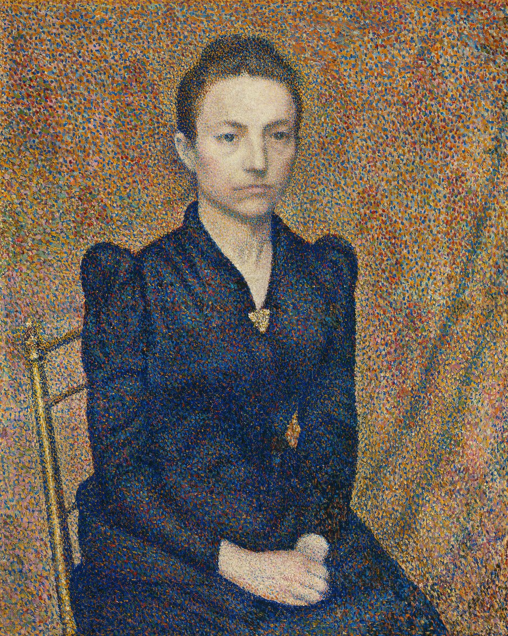 Portrett av kunstnerens søster, 1891. av Georges Lemmen
