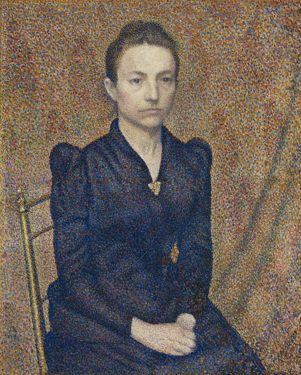 Portrett av kunstnerens søster, 1891 av Georges Lemmen