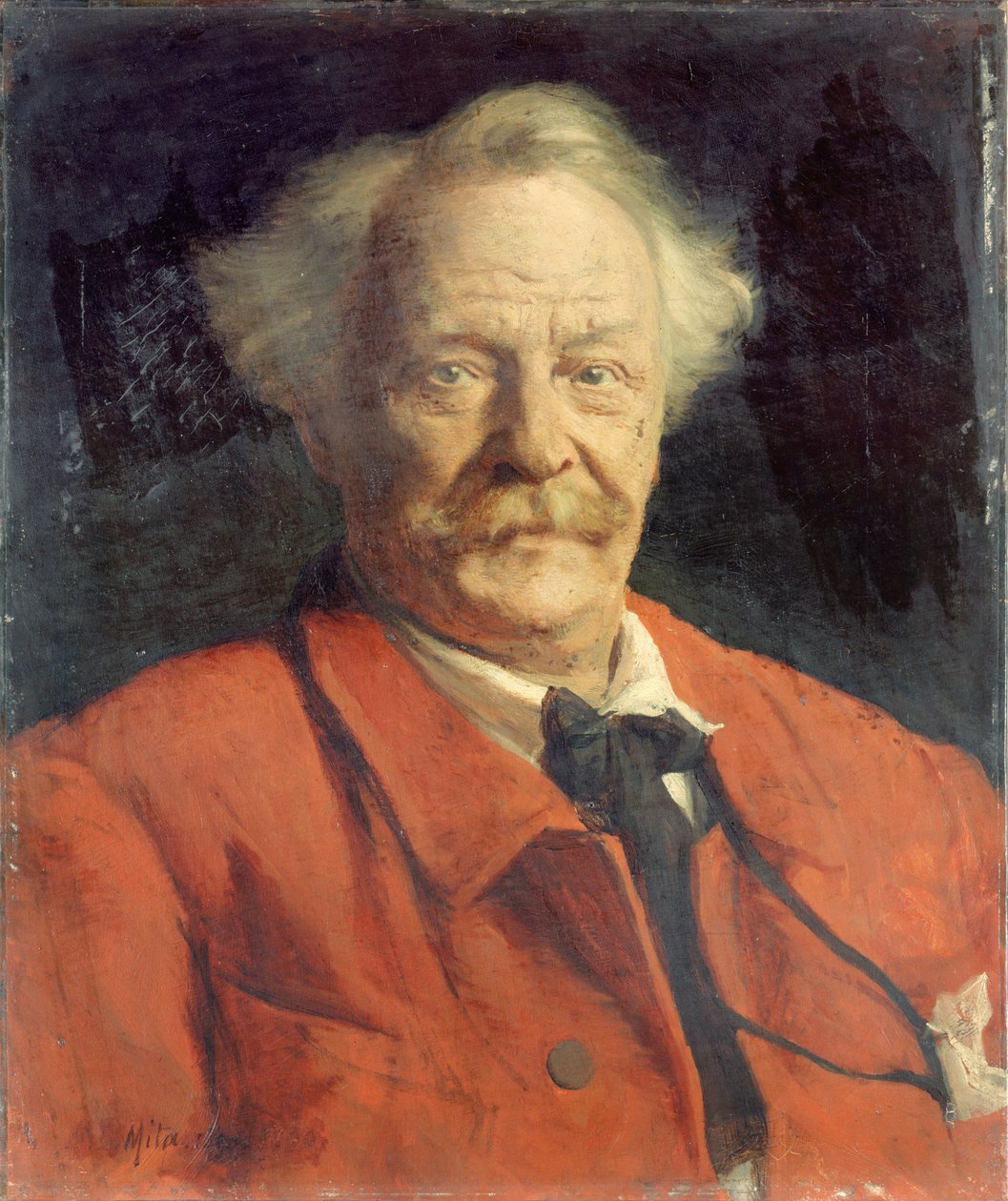 Portrett av Nadar Felix Tournachon 1820-1910, 1890. av Georges Léopold Mita