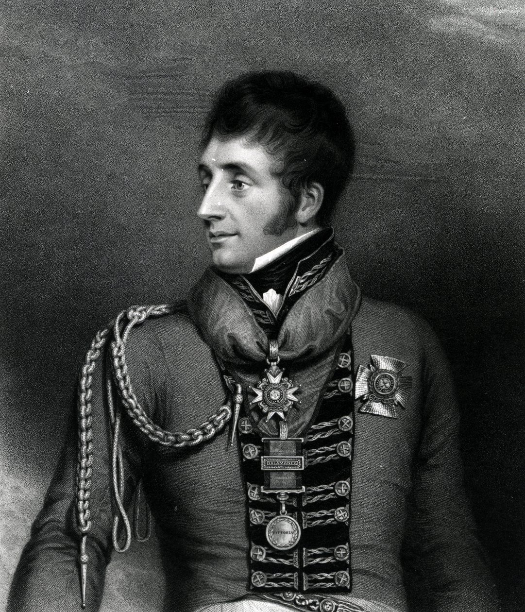 Generalmajor Den ærede Sir William Ponsonby, 1817 av Georges Maile