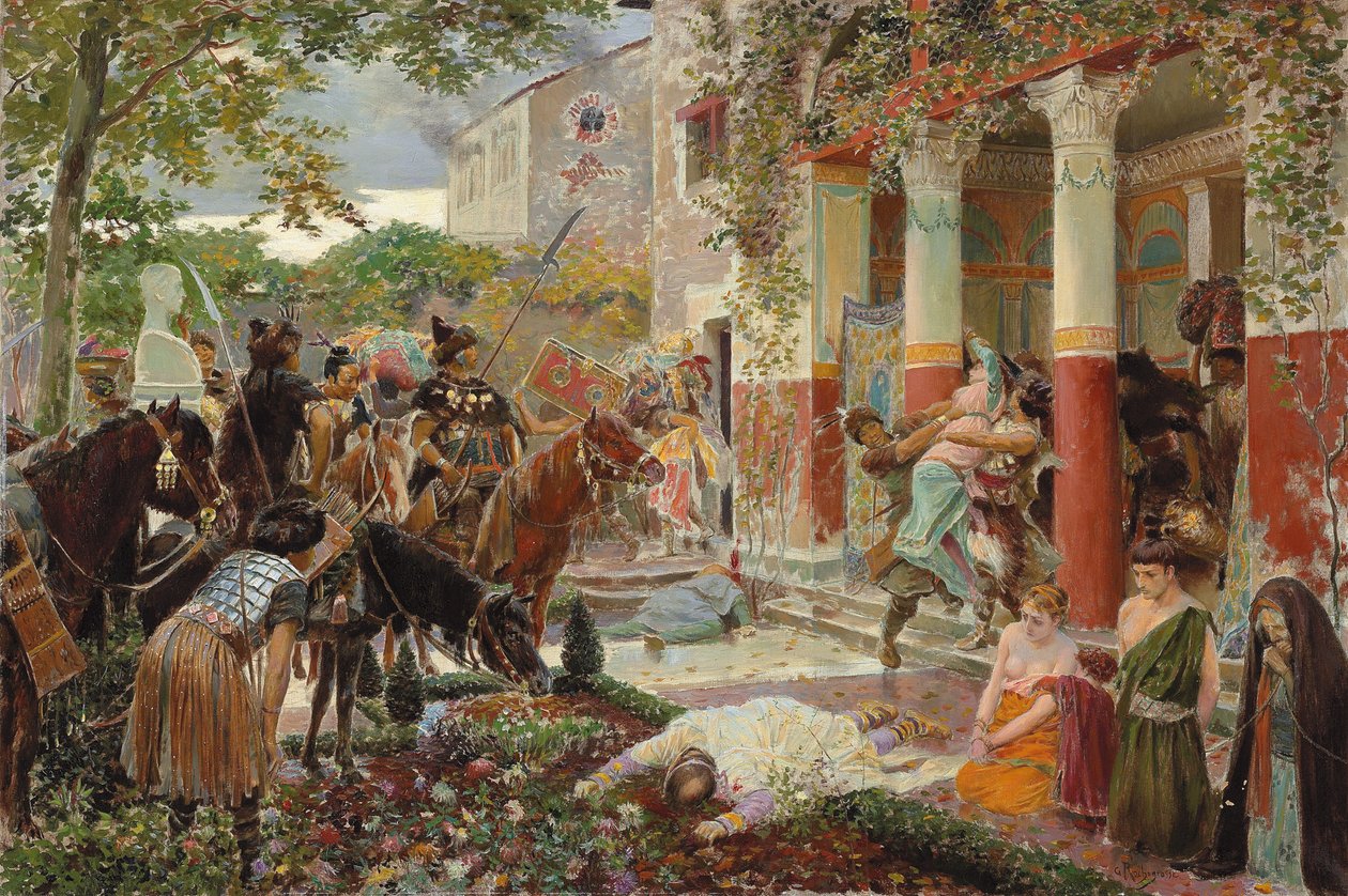 Tartarenes angrep, av Georges Marie Rochegrosse