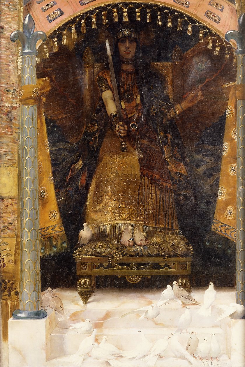 Krig og fred, 1886 av Georges Marie Rochegrosse