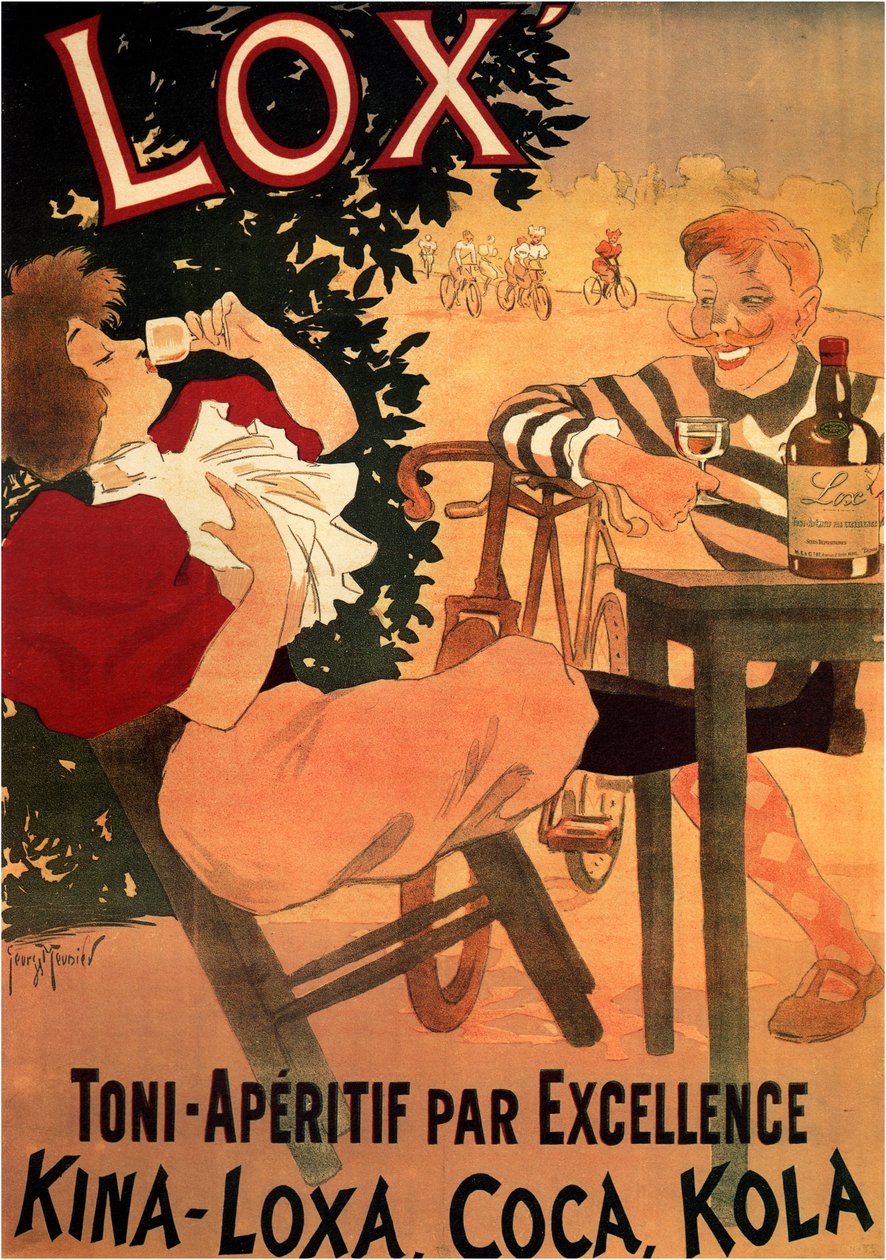 Reklame for vinmerket Lox (plakat) av Georges Meunier