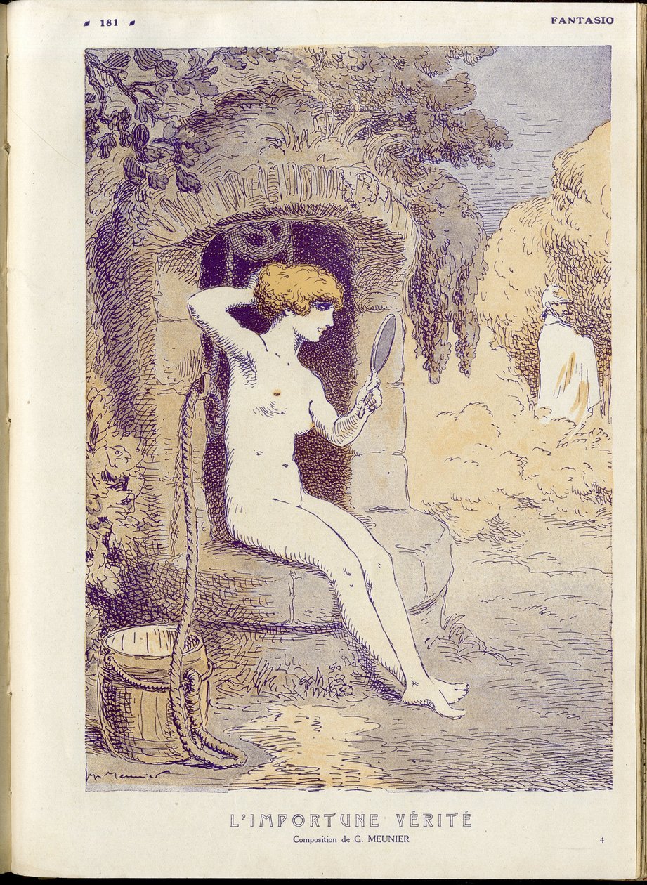 Illustrasjon av Georges Meunier (1869-1934) i "" Fantasio""" av Georges Meunier