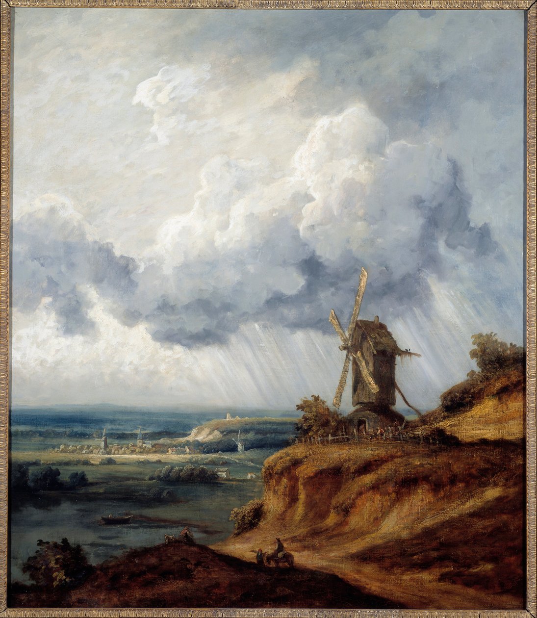 Argenteuil mølle. Maleri av Georges Michel (1763-1843) av Georges Michel