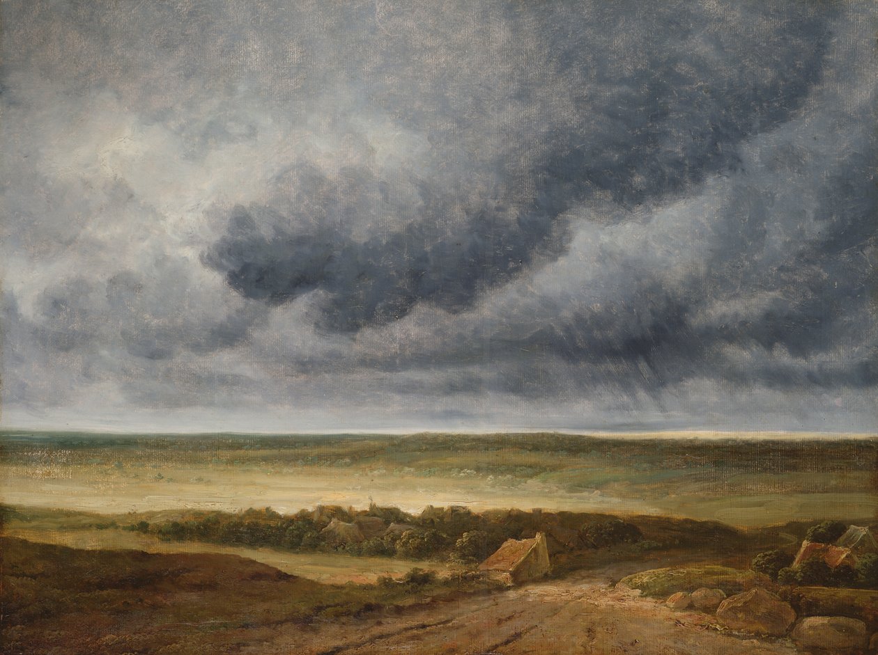 Vei nær en landsby av Georges Michel