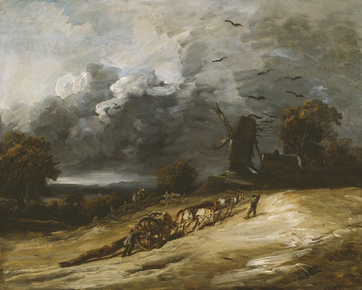 Stormen, 1814-30 av Georges Michel