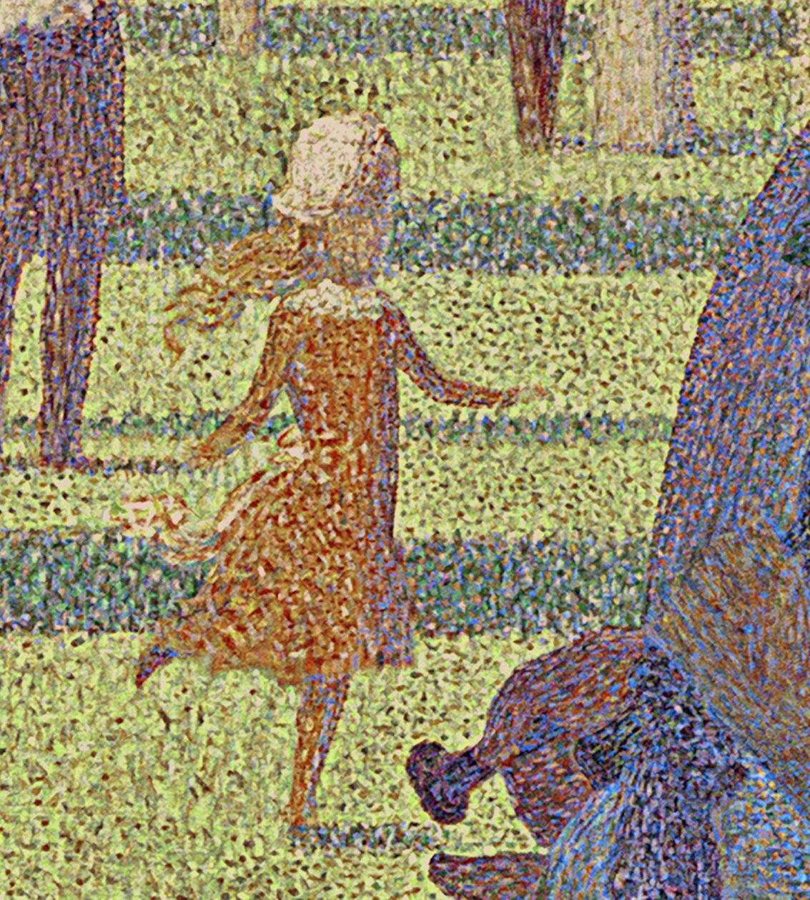 En søndag på La Grande Jatte, 1884-86 av Georges Pierre Seurat