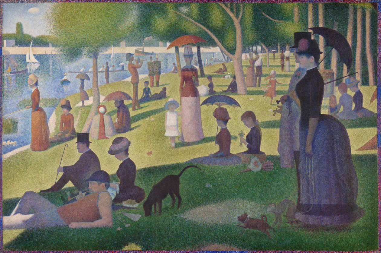 En søndag på La Grande Jatte - 1884, 188486. av Georges Pierre Seurat