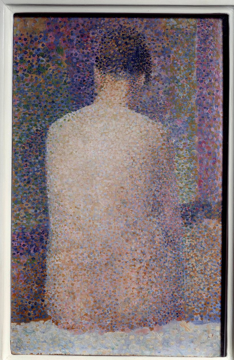 Baksidemaling av Georges Seurat (1859-1891) 1887 Søn. 0,24x1,55 m Paris, musee d