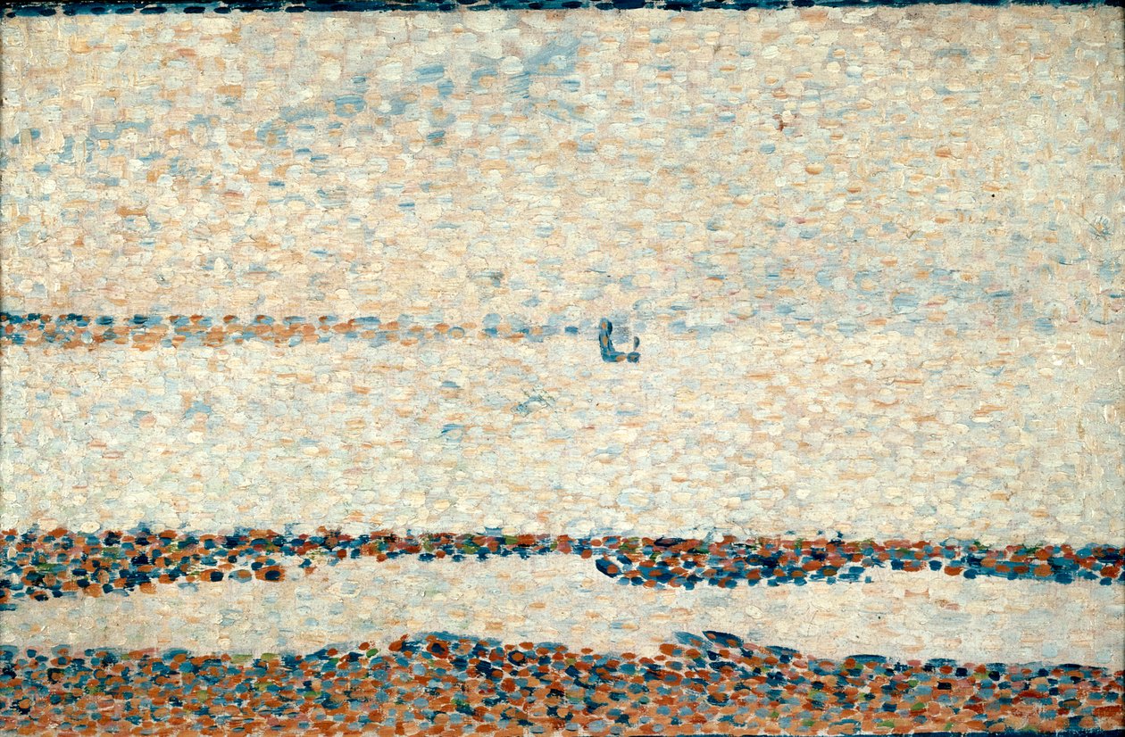 Stranden ved Gravelines, 1890 av Georges Pierre Seurat