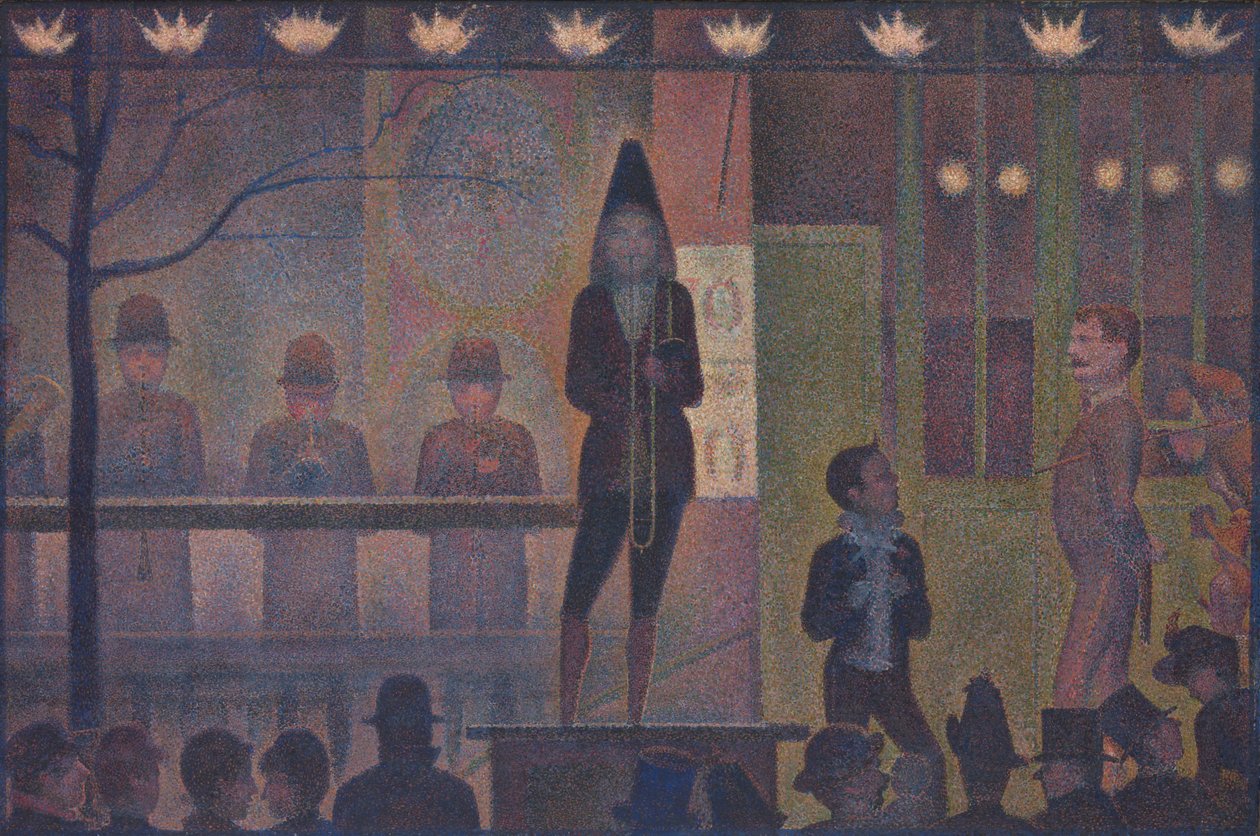 Circus Sideshow (Parade de cirque) av Georges Pierre Seurat