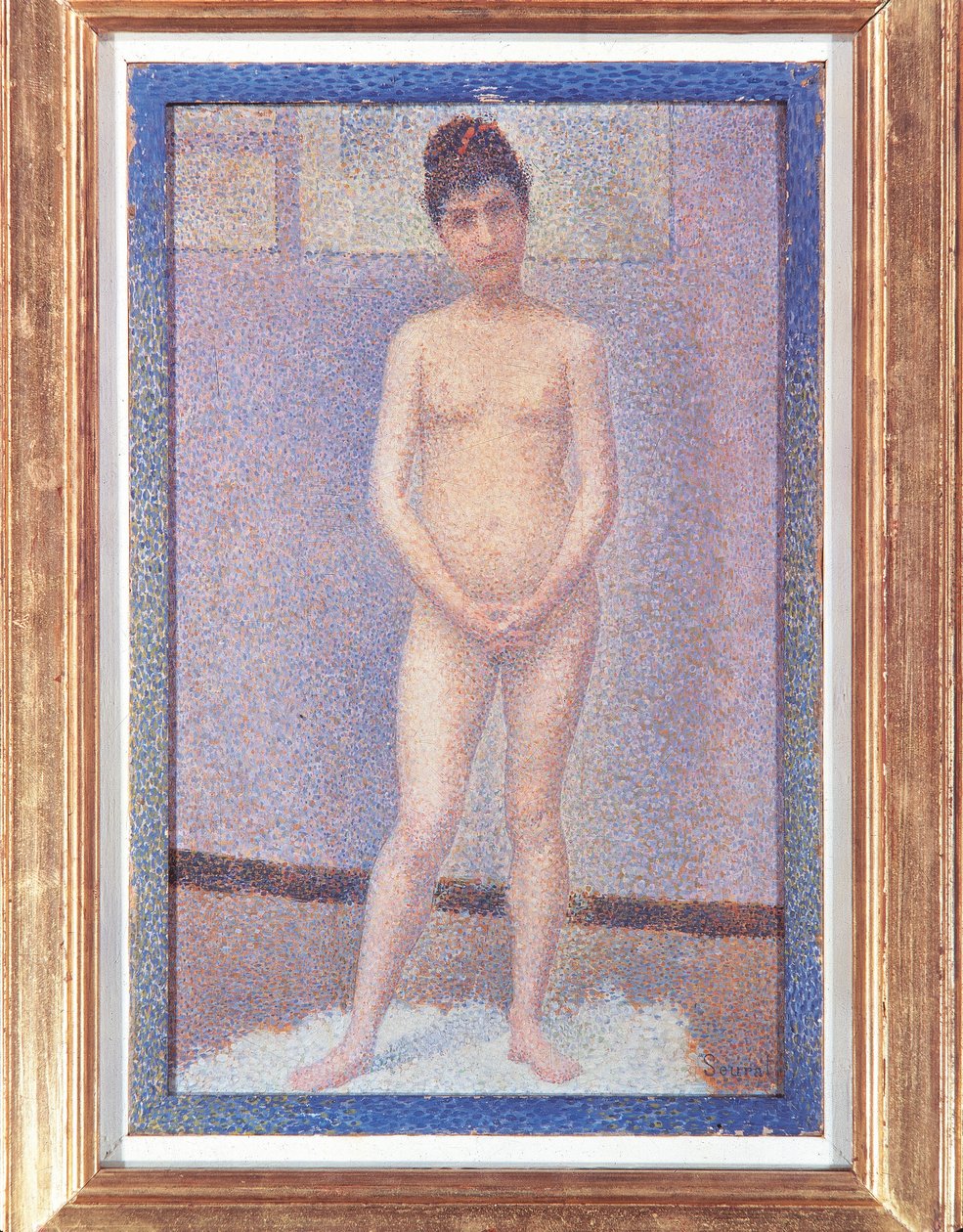 Modell forfra (Poseuse de face) av Georges Pierre Seurat