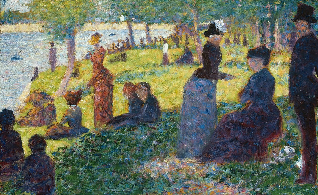 Oljeskisse for La Grande Jatte, 1884. av Georges Pierre Seurat
