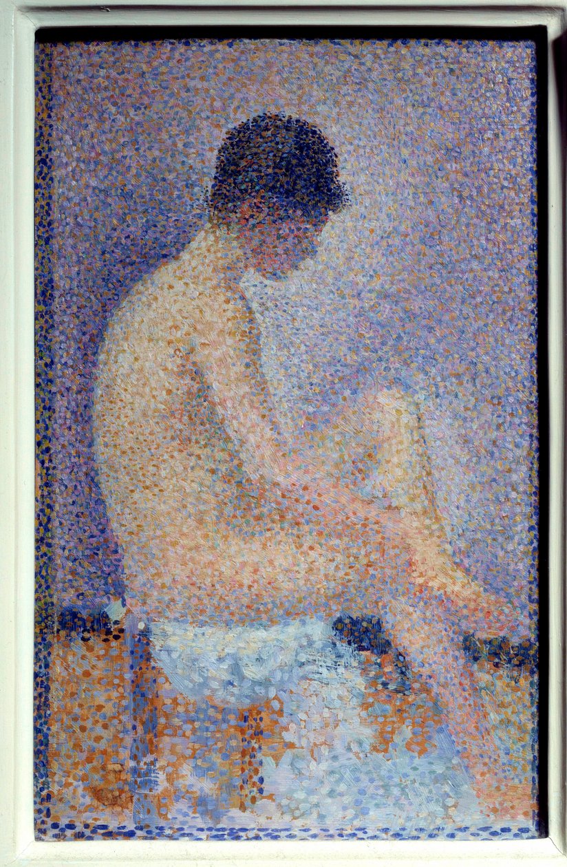 Profilinstallatør Maleri av Georges Seurat (1859-1881) 1887 Dim. 0,25x0,16 m Paris musee d