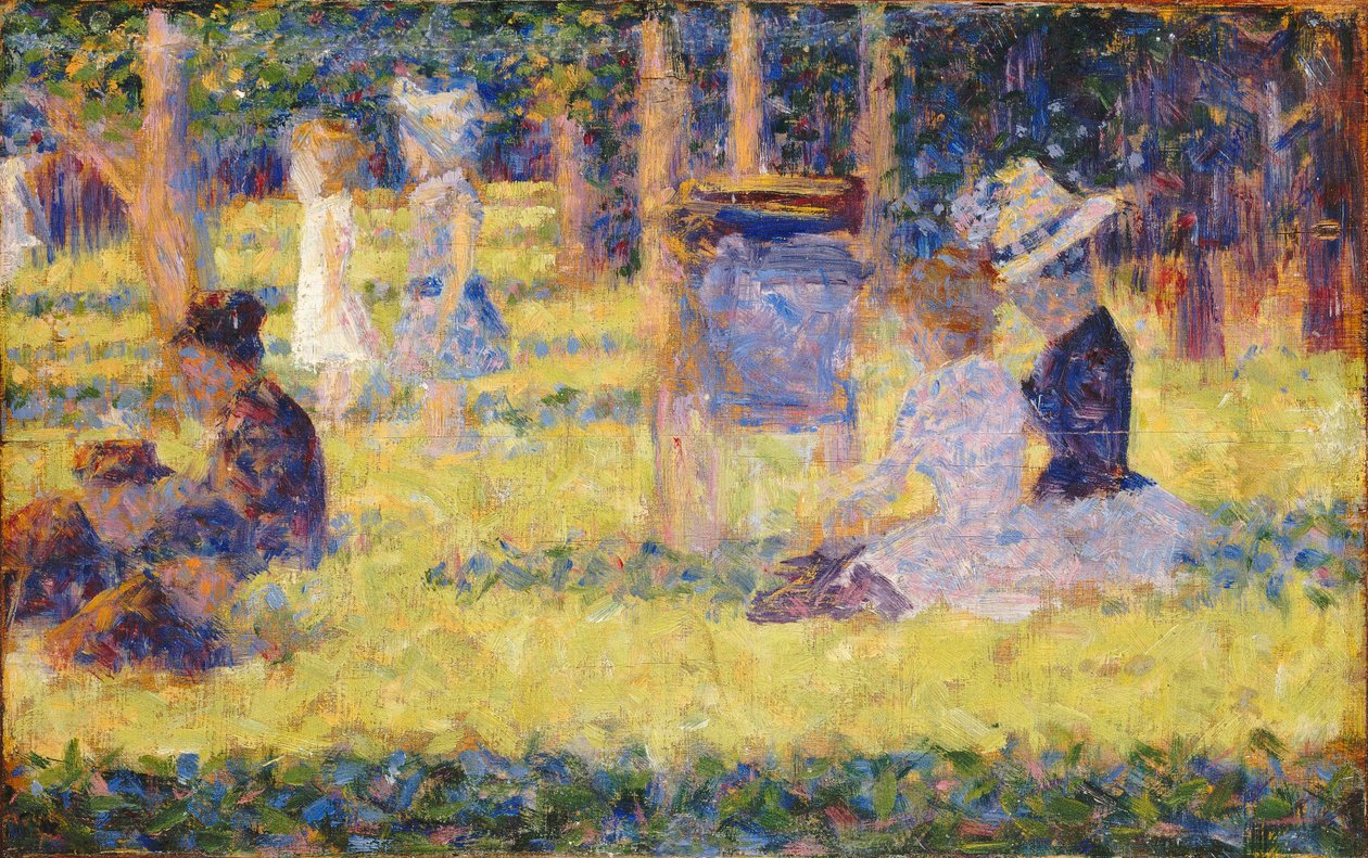 Studie for La Grande Jatte, 1884-1885. av Georges Pierre Seurat