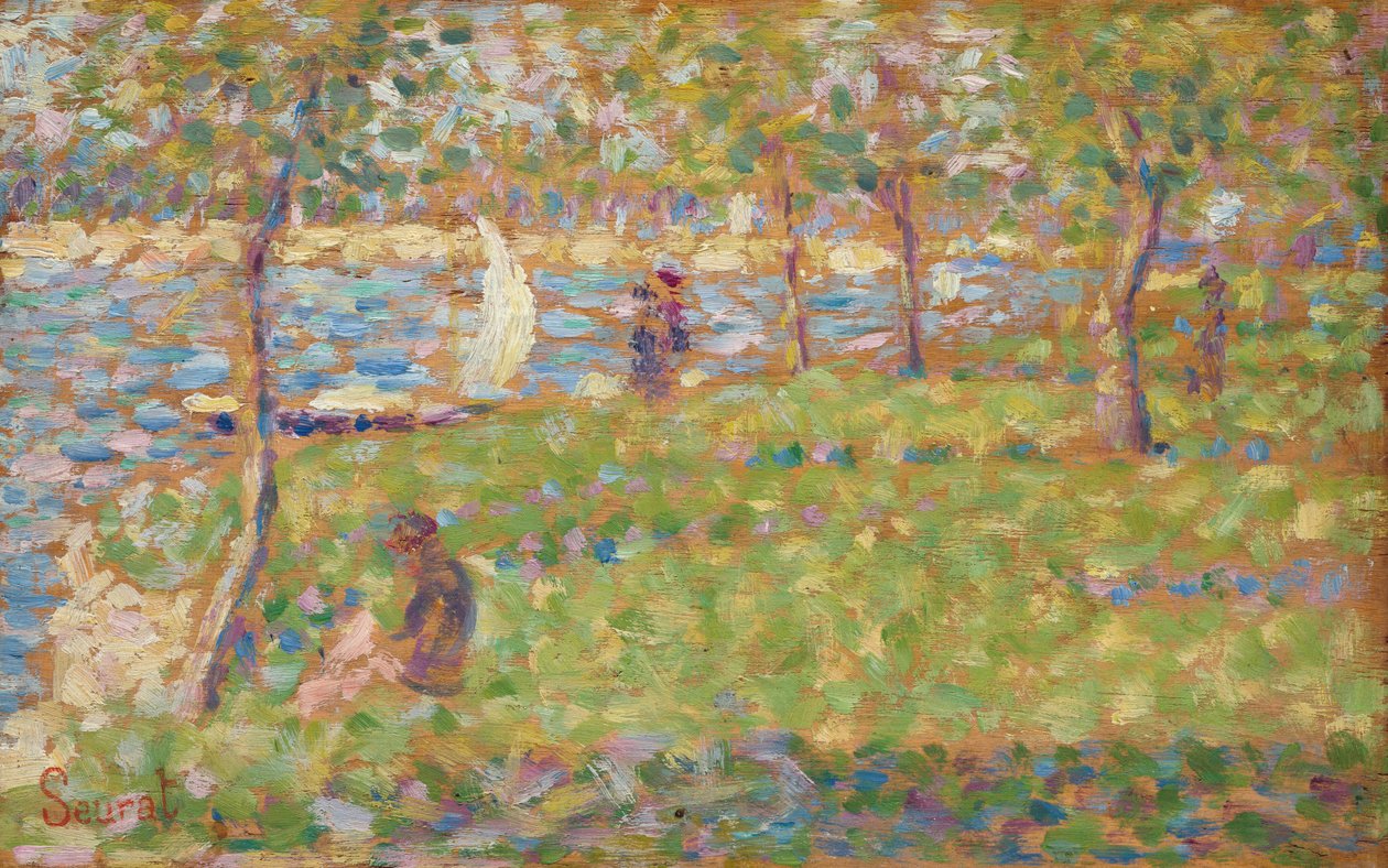Studie for La Grande Jatte, 18841885. av Georges Pierre Seurat