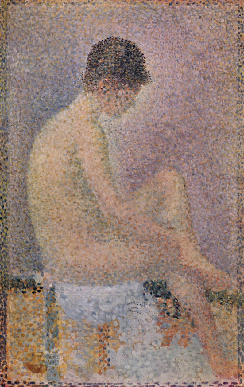 Studie for modellene, 1886, 1923 av Georges Pierre Seurat