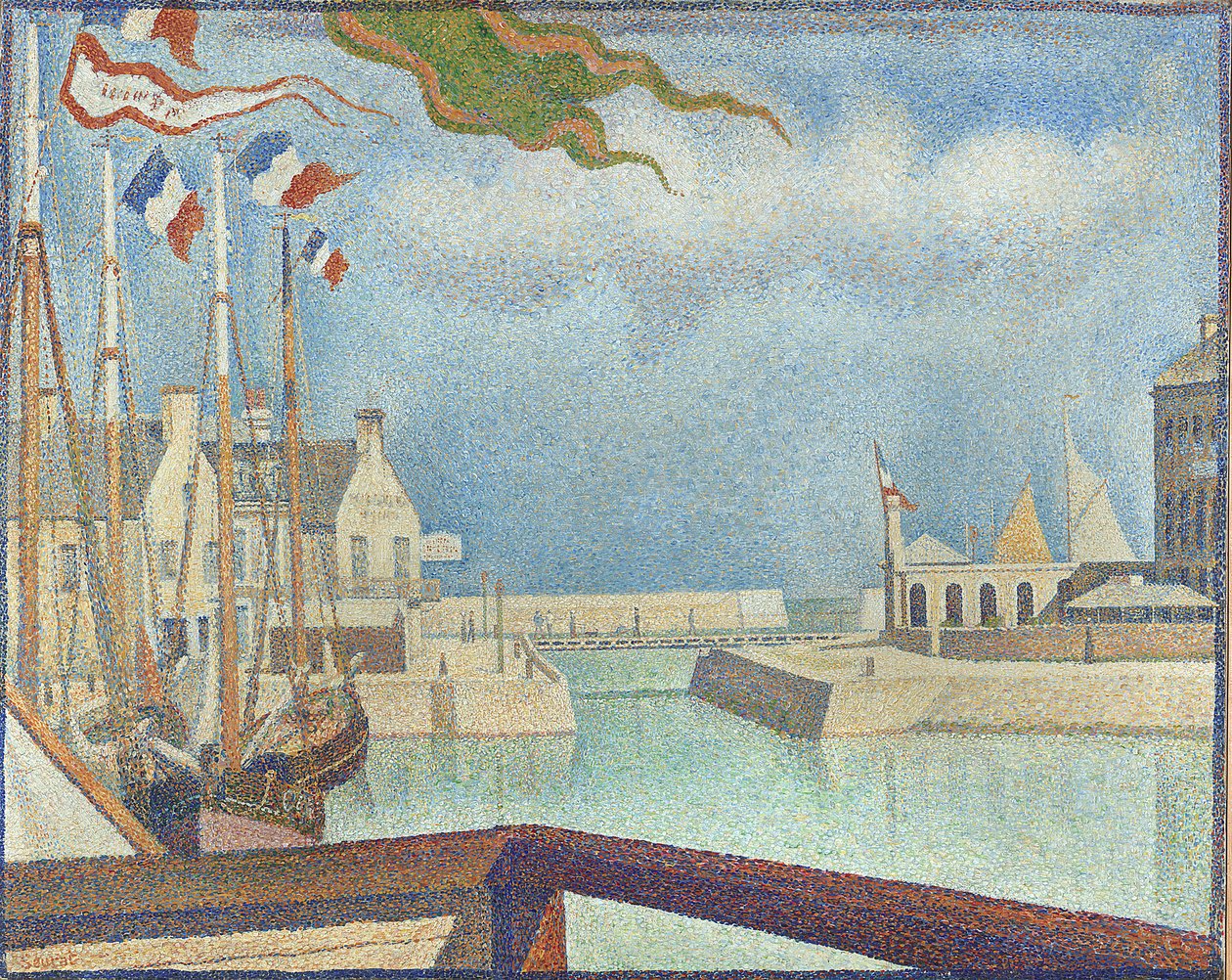 Søndag i Port-en-Bessin av Georges Pierre Seurat