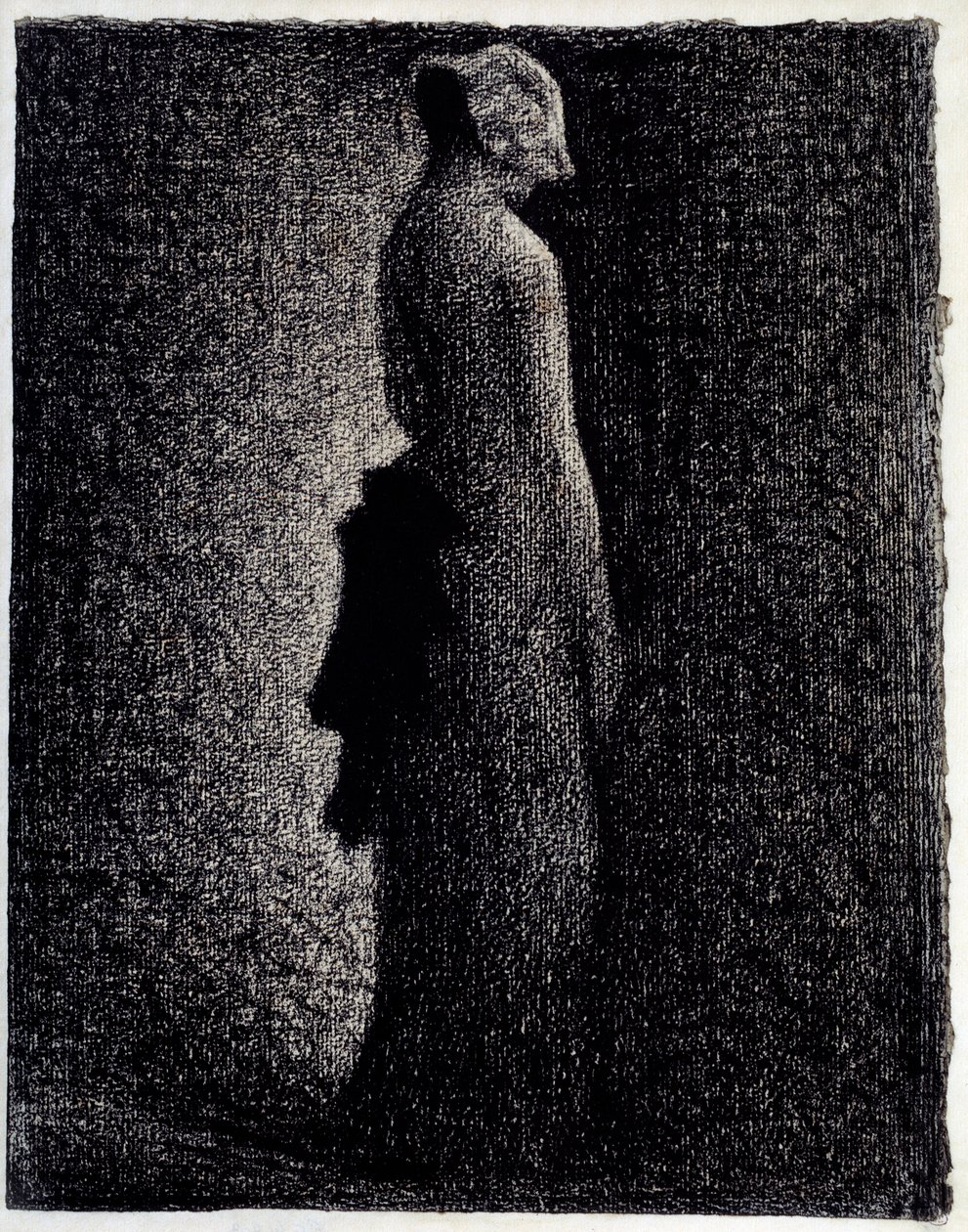 The Black Knot Blyanttegning av Georges Seurat (1859-1891) Rundt 1882 Dim. 0,31 x 0,23 m Paris. Orsay museum av Georges Pierre Seurat