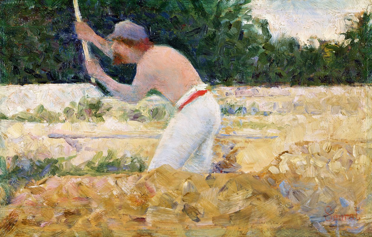 The Stone Breaker, ca. 1882 (olje på panel) av Georges Pierre Seurat