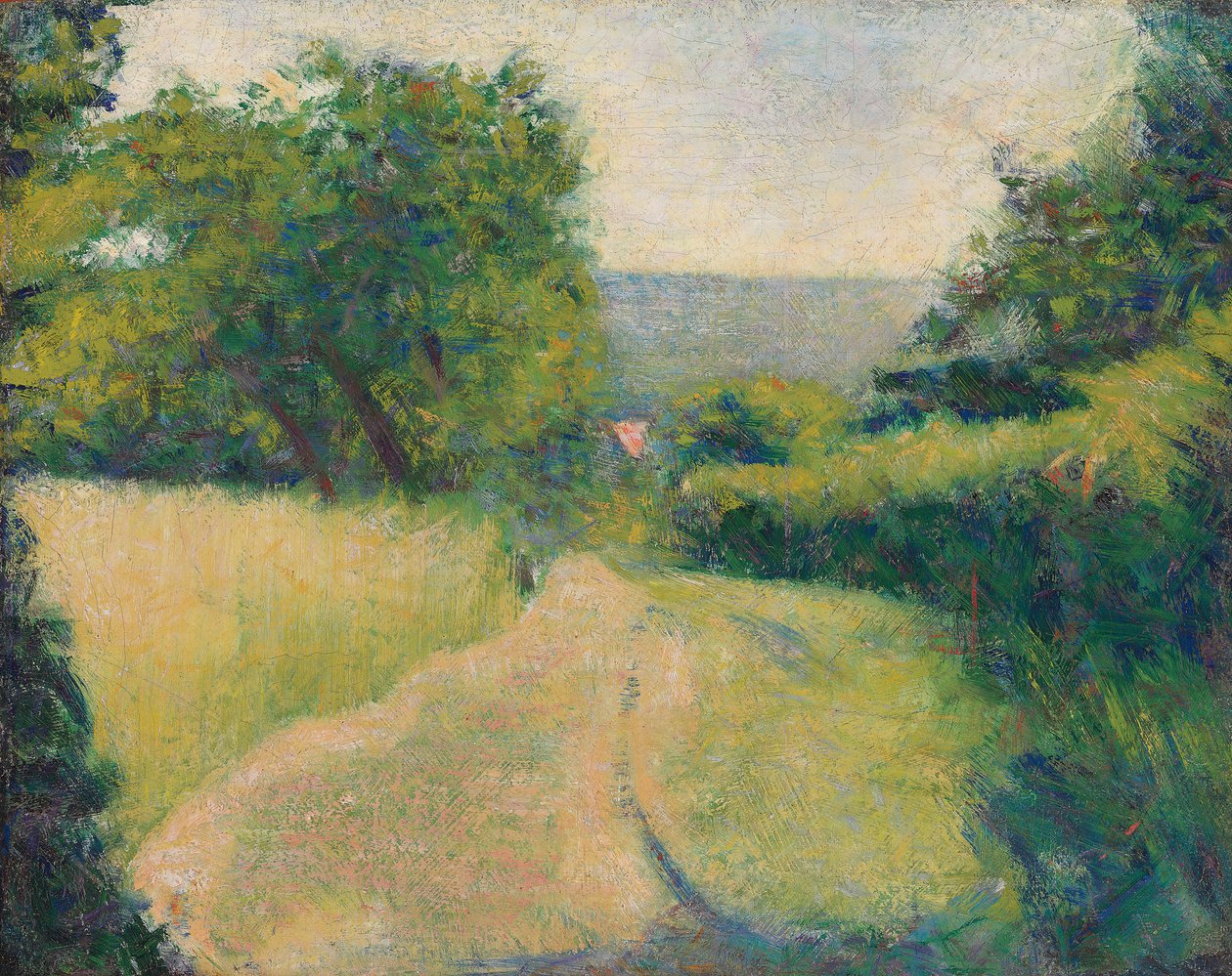 The Sunken Lane; The Hollow Road, 1882 av Georges Pierre Seurat