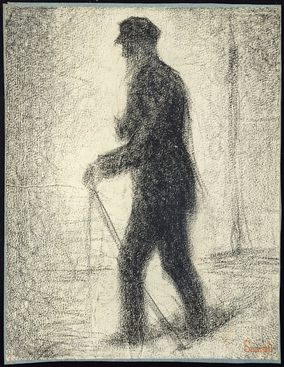 Gående, ca. 1882 av Georges Pierre Seurat