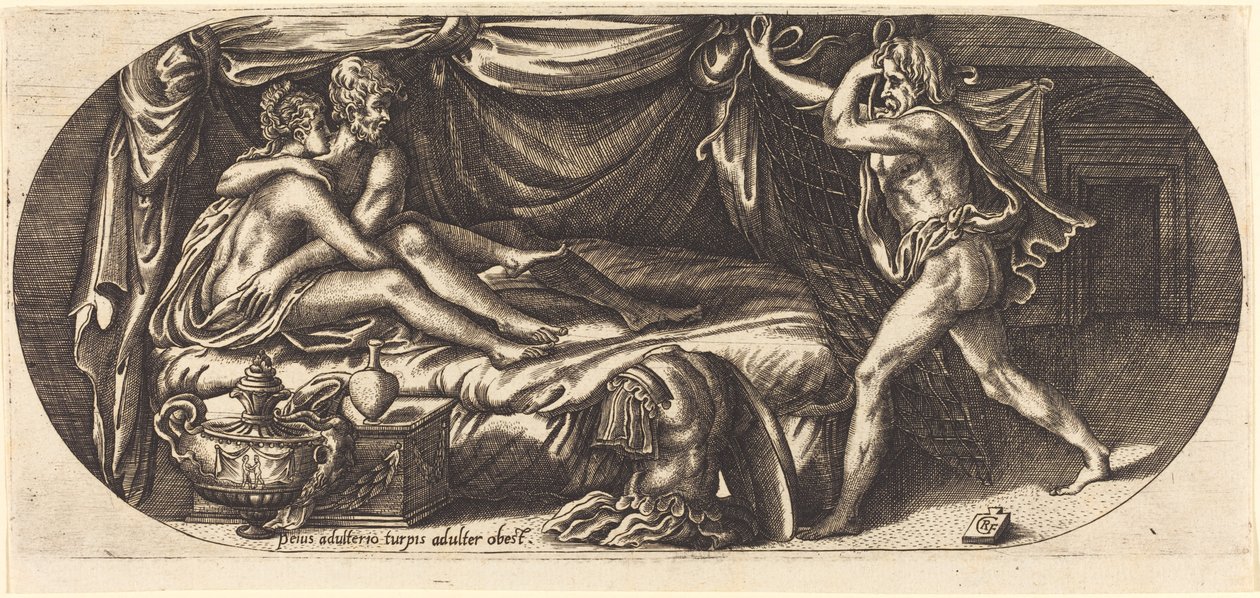 Mars og Venus overrasket av Vulcan av Georges Reverdy