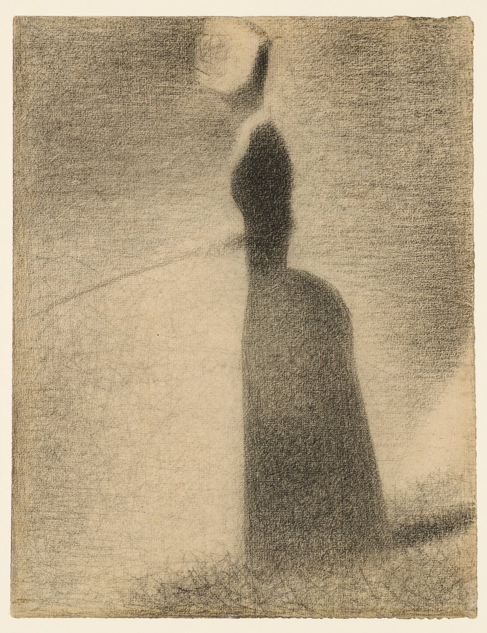 En fiskende kvinne av Georges Seurat