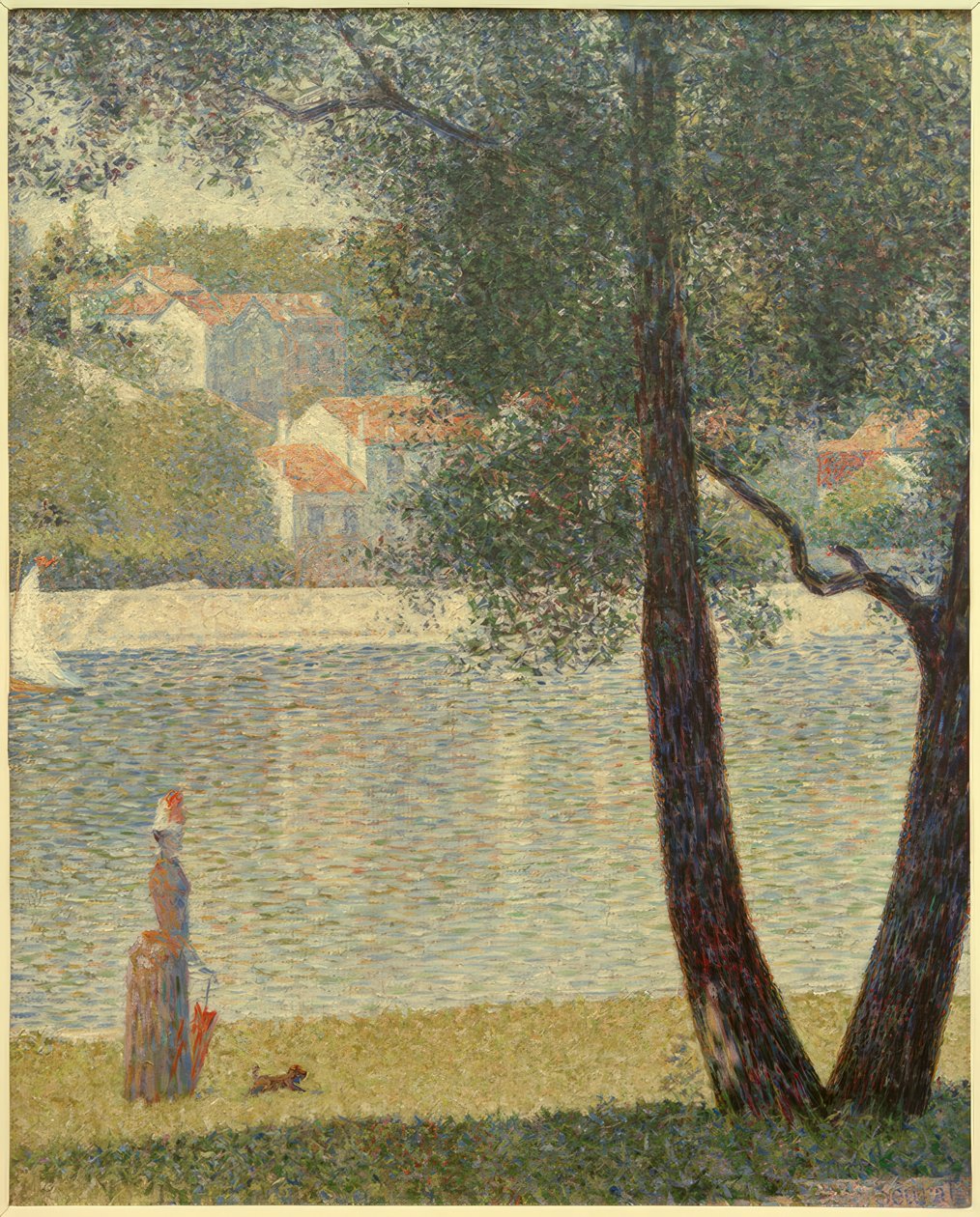 Seinen ved Courbevoie av Georges Seurat
