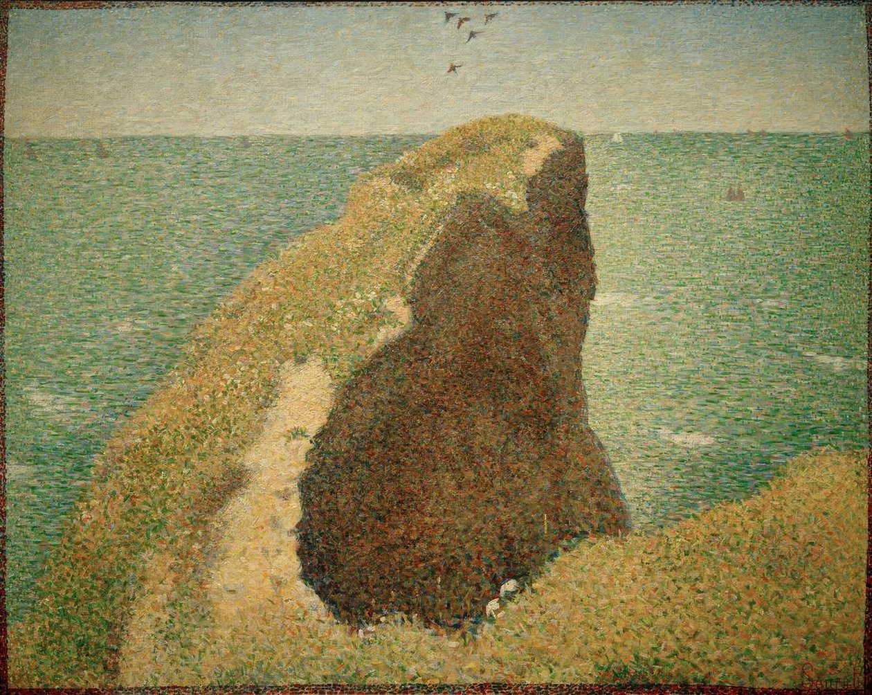 Le Bec du Hoc, Grandcamp av Georges Seurat