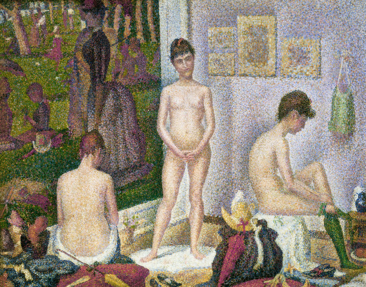 Installasjonsprogrammene (liten versjon) av Georges Seurat