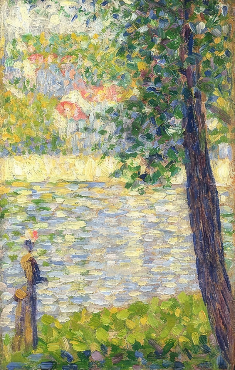 Morgentur. 1885 av Georges Seurat