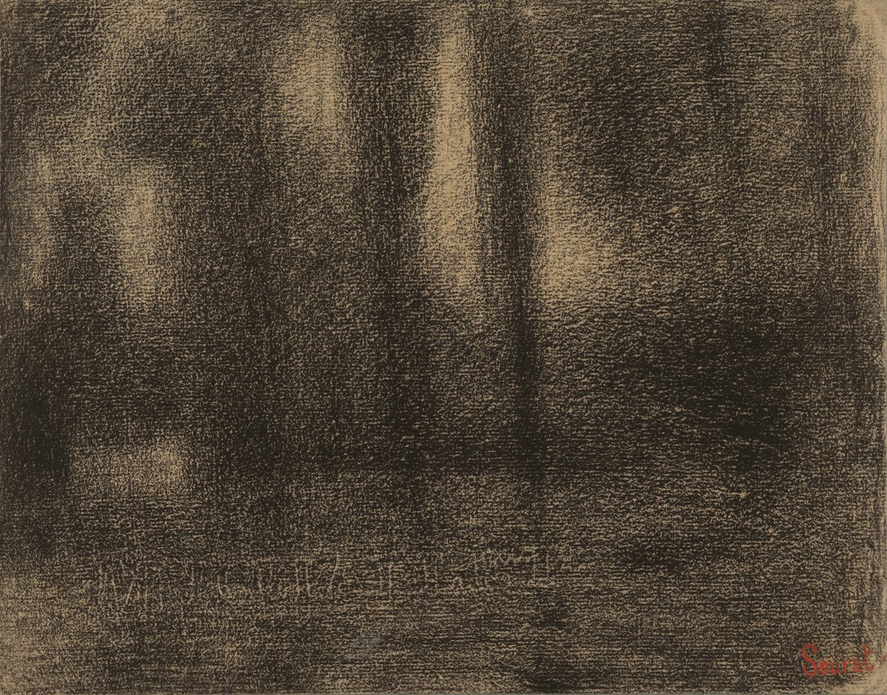 Poppeltrær av Georges Seurat