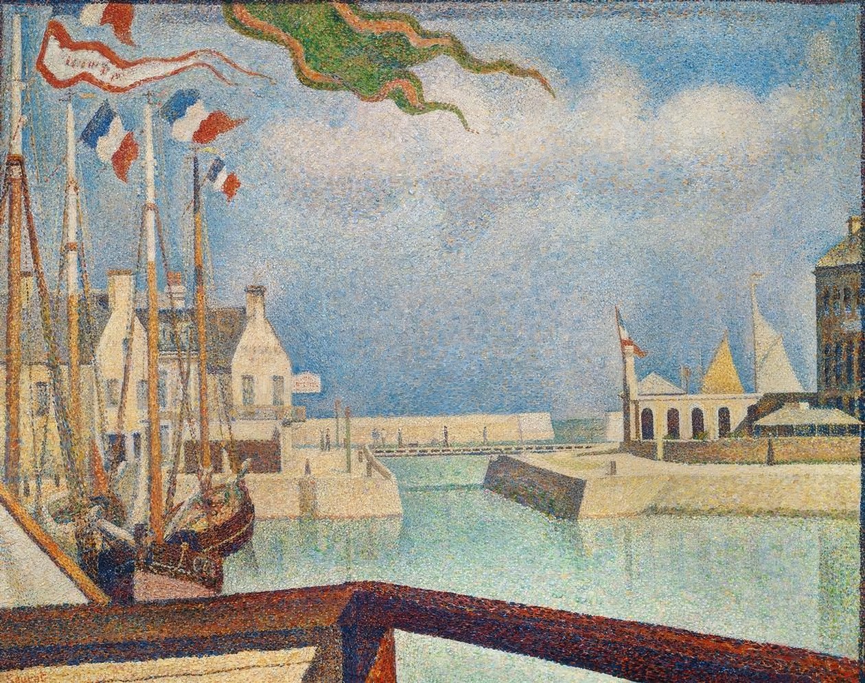 Porteen-Bessin, en søndag av Georges Seurat