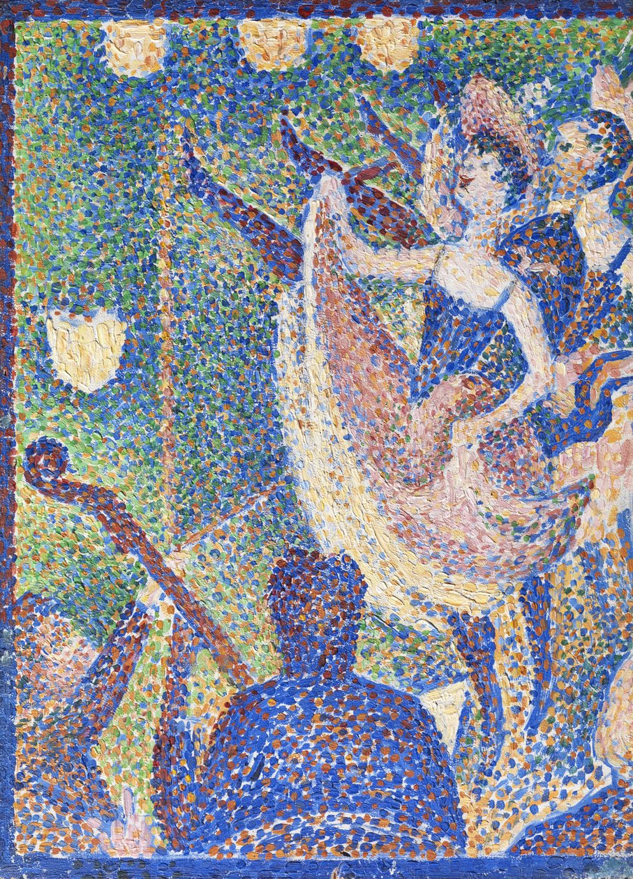 Studie for The Chahut, ca. 1889 (panel) av Georges Seurat