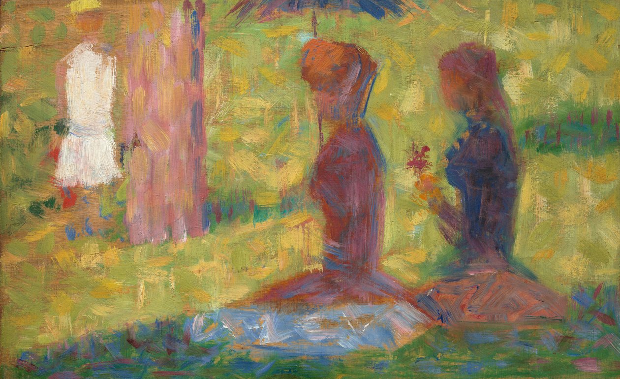 Studie av figurer for "La Grande Jatte" av Georges Seurat