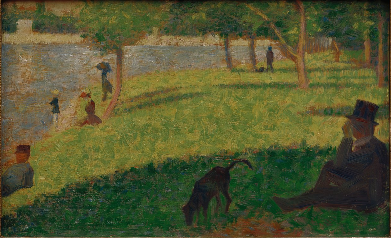 En søndag ettermiddag på La Grande Jatte - Ein Sonntagnachmi av Georges Seurat