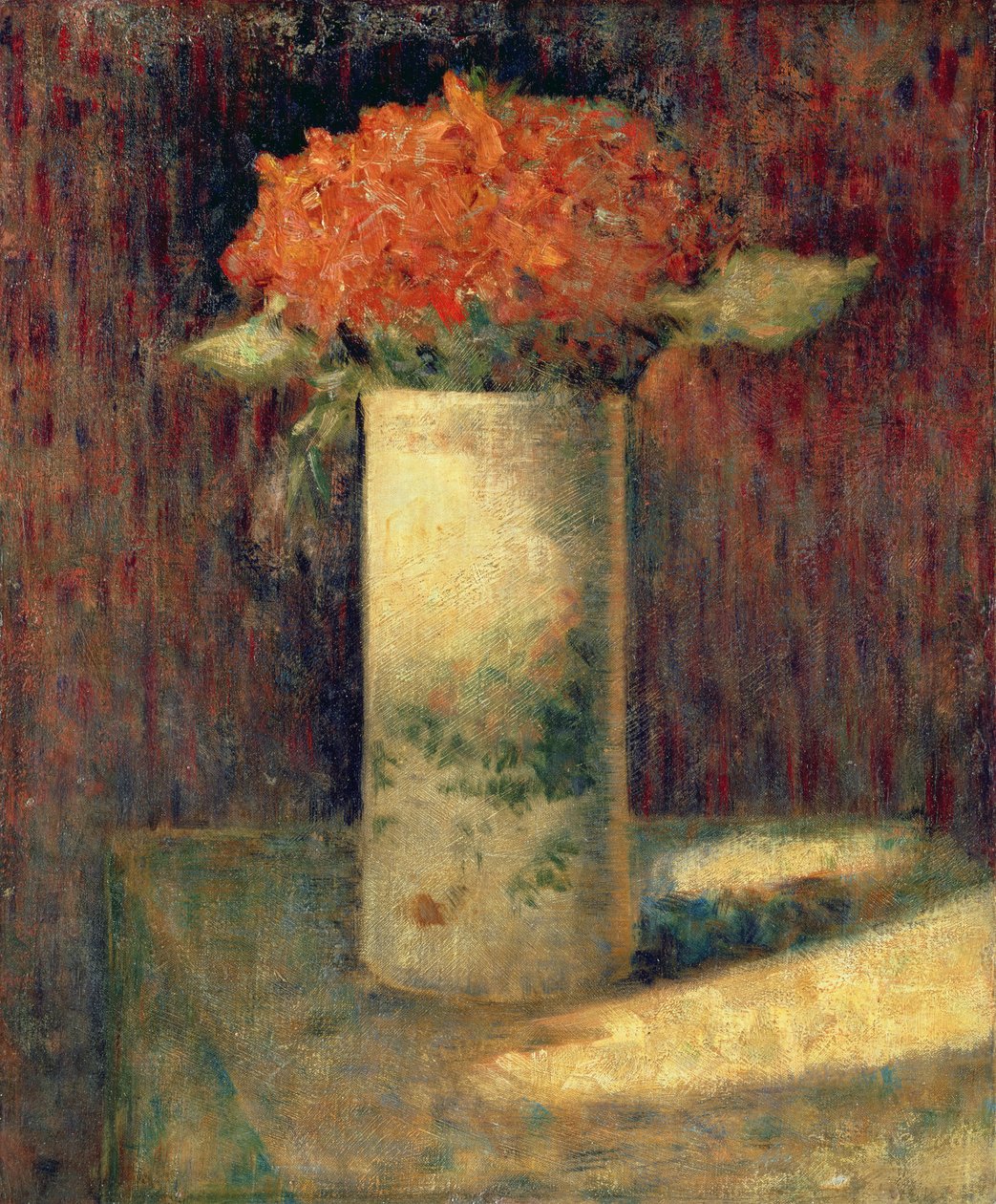 Vase med blomster, ca. 1878-79 av Georges Seurat
