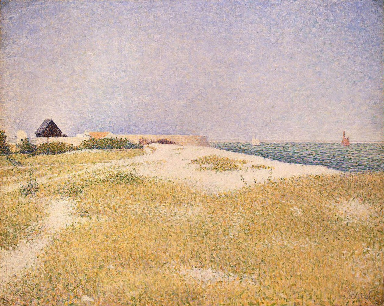 Utsikt over Fort Samson, 1885 av Georges Seurat