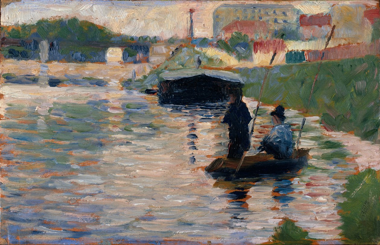 Utsikt over Seinen, 1882-83 av Georges Seurat