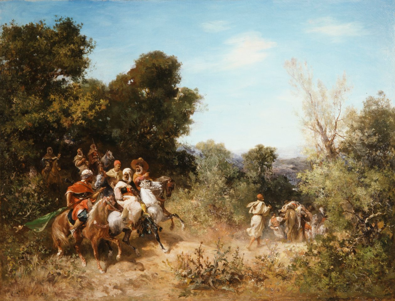 arabiske ryttere, av Georges Washington